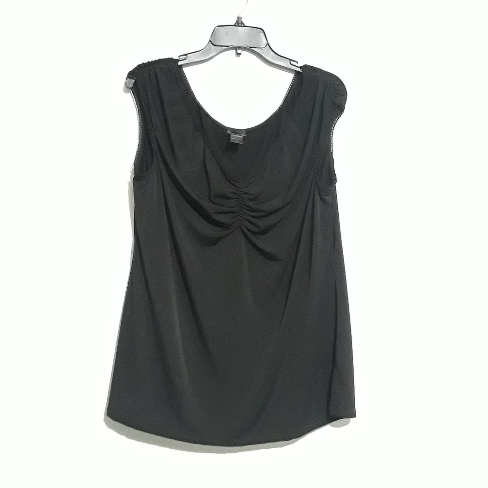 Torrid Black Top With Loop Trim Size 3